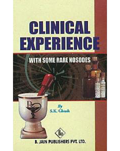 OUT OF PRINT: Clinical Experience With Some Rare Nosodes